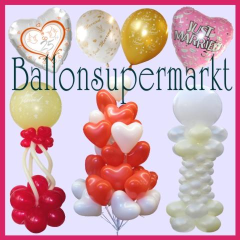Ballone und Luftballone zur Hochzeit