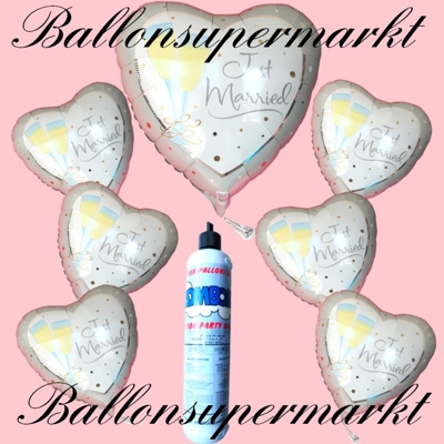 mini-helium-set-hochzeit-folienballons-just-married-sekt-champagner-glaeser