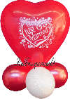 Herzluftballon-Just-Married-Hochzeit