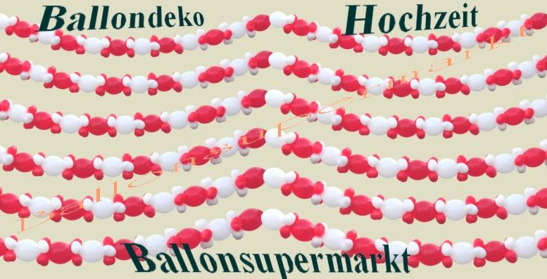 Deko-Hochzeit-Kettenballons-Herzluftballons-Girlanden