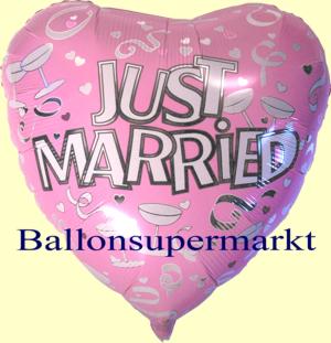 ballon-hochzeit-just-married-herzballon