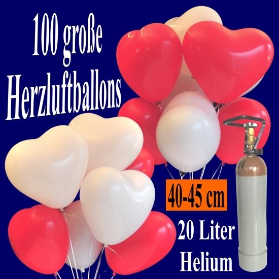 zum-Aufsteigen-100-grosse-herzluftballons-ballons-helium-set-herzballons-rot-weiss-20-liter-ballongas